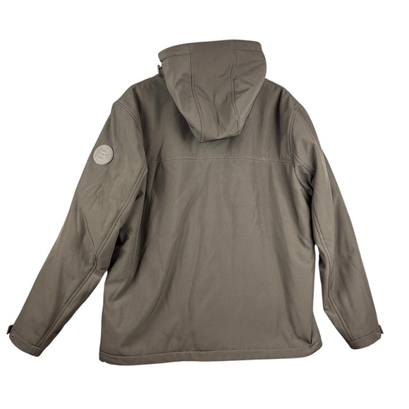 EUC Levi's Men’s Softshell Sherpa-lined Black Hooded Performance Jacket Sz XXL - Picture 6 of 15